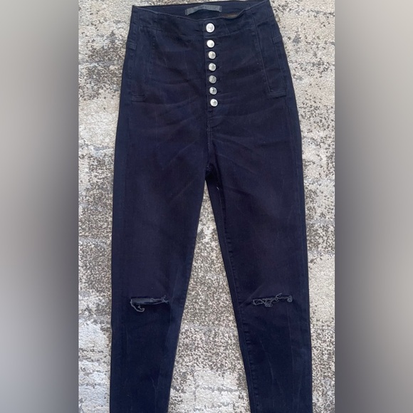 Sold ❌Vintage 90s Guess skinny high rise denim stretchy size 38 - Picture 5 of 7